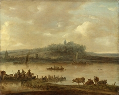 View of the Rhine and the Elterberg by Unknown Artist