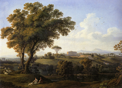 View of Villa Albani in Rome