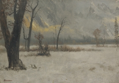 Winter Landscape by Albert Bierstadt