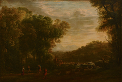 Wooded Landscape with Shepherds