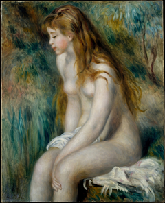 Young Girl Bathing by Auguste Renoir