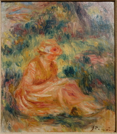 Young Woman in a Landscape