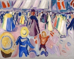 17th of May in a Small, Norwegian Town by Edvard Munch