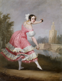 A Bolero dancer by Antonio Cabral Bejarano