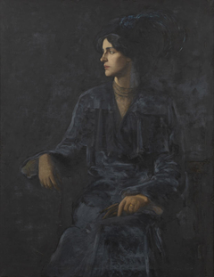 A Portrait (The Blue Feather) by Vivian Smith