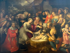 Adoration of the Shepherds by Hieronymous Francken II