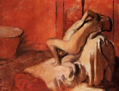 After the Bath (Woman Drying Herself)