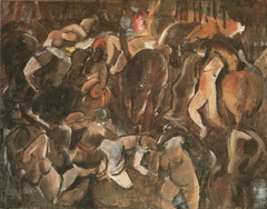 Akte (Bethlehemitischer Kindermord – Raub der Sabinerinnen) by Georges Kars