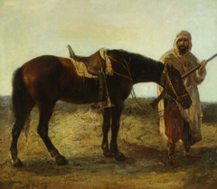An Arab and His Steed by Alexandre-Gabriel Decamps