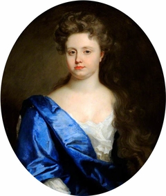 An Unknown Lady in Blue Drapery by Anonymous