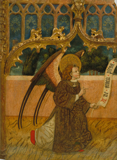 Archangel Gabriel from an Annunciation by Second Master of Estopanyà