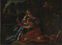 Armida and Rinaldo by Giovanni Francesco Romanelli