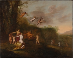 Bacchus and Nymphs in a Landscape