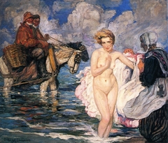 Bather in the North Sea by Fernand Allard l'Olivier