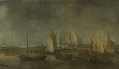 Battle on the Slaak between the Dutch and Spanish Fleets in the Night of 12-13 September 1631