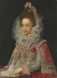 Bildnis der Herzogin Magdalena von Bayern, Gemahlin Herzog Wolfgang Wilhelms von Pfalz-Neuburg, im Hochzeitsstaat (1597-1628)