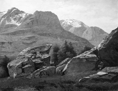 Bjerglandskab by Johann Mohr