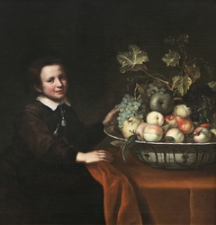 Boy with a Bowl of Fruit by Anonymous