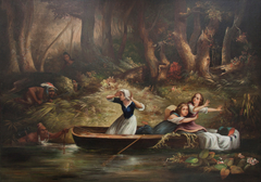 Capture of the Calloway Girls and Jemima Boone by Anonymous