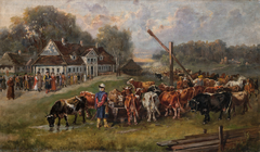 Cattle's Return by Józef Brodowski the Elder