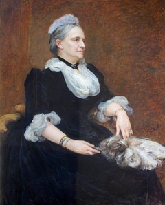 Charlotte Delafield, Mrs Richard Phelips (1821-1905) by Hubert von Herkomer