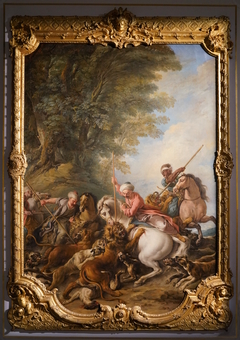 Chasse du lion by Jean François de Troy