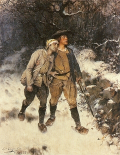 Chouans en déroute by Évariste Carpentier