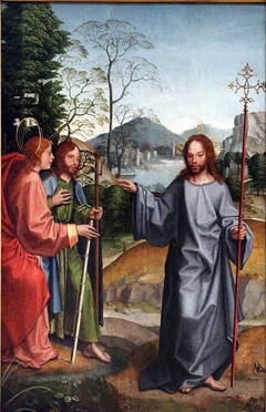 Christ Sends St. John and St. James in Apostolic Mission by Master of Lourinhã