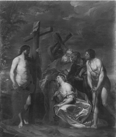 Christus und die büßende Magdalena by Anthony van Dyck