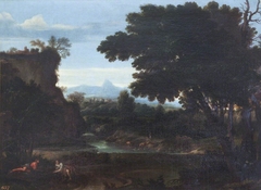 Classical Landscape by manner of Gaspard Dughet