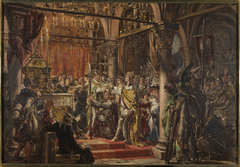 Coronation of the First King, 1001 AD, from the series “History of Civilization in Poland” by Jan Matejko