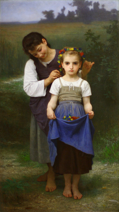 Crown of Flowers by William-Adolphe Bouguereau