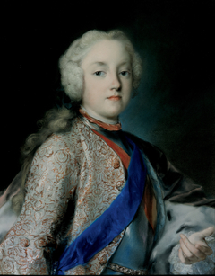 Crown Prince Friedrich Christian of Saxony (1722-1763) by Rosalba Carriera