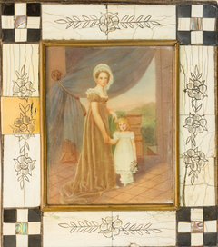D. Amélia de Leuchtenberg e Princesa Maria Amélia de Bragança by M Jacques