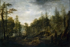 Das Augustusbad bei Radeberg by Johann Alexander Thiele