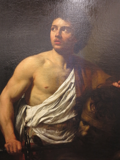 David avec la tête de Goliath by Simon Vouet