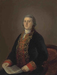 El bordador Juan López de Robredo by Francisco de Goya