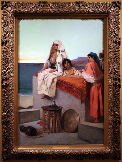 Evening on the Seashore—Tangiers by Jean-Joseph Benjamin-Constant