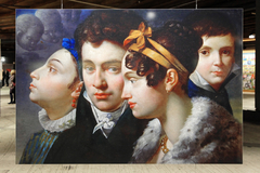 Family Portrait by Merry-Joseph Blondel by Merry-Joseph Blondel