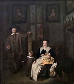 Family Scene by Thomas de Keyser