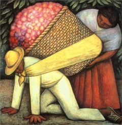 Flower Carrier by Diego Rivera