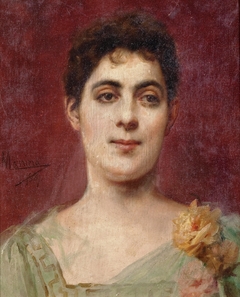 Francisca Aparicio y Mérida marquesa de Vistabella by Francesc Masriera Manovens
