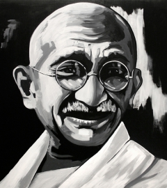 Gandhi by Justin Solà