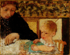 Grandmother with a Child by Pierre Bonnard
