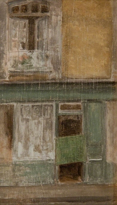 Green and Gold: A Shop in Calais by James McNeill Whistler