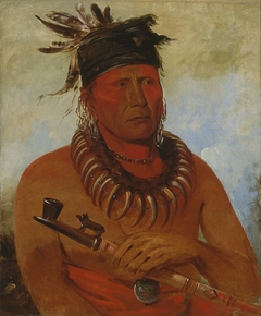 Háw-che-ke-súg-ga, He Who Kills the Osages, Chief of the Tribe by George Catlin