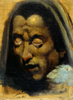 Head of a Damned Soul from Dante's "Inferno," (verso) by Johann Heinrich Füssli