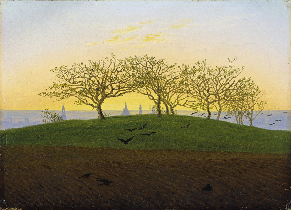 Hill and Ploughed Field near Dresden