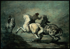 Horsemen by Honoré Daumier