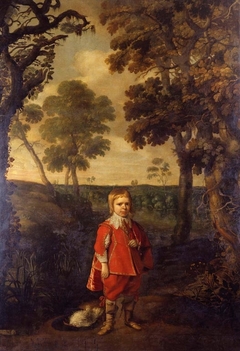 Jeffrey Hudson (1619-1682) by Daniël Mijtens